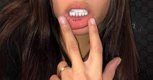 His current girlfriend or wife, his salary and his tattoos. Honey Tattoo On Yasmin Wijnaldum Lip Tattoos Inner Lip Tattoo Tiny Tattoos