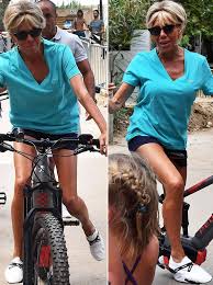 Bridgette macron is married to french president emmanuel macron who is 31 years her junior. Brigitte Macron Emmanuel S Wife Wears Tiny Short For Cycle Ride Express Co Uk