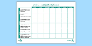 We streamline the design process, making it easier. Work Life Balance Weekly Planner Teacher Made