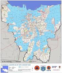 The overall city of jakarta is considered a special province and headed by a governor. Jakarta Map Flood Official Reference Bpbd Dki Jakarta 2013 Download Scientific Diagram