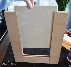 Remodelaholic How To Make A Shaker Cabinet Door Diy Cabinet Doors Diy Cupboards Shaker Cabinet Doors