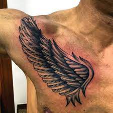 Angel wings chest tattoos for men. 81 Alluring Wings Tattoo On Chest