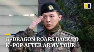 K Pop Star G Dragon Returns To His Pop Group Bigbang After Military Service Youtube