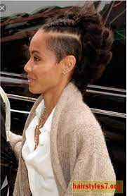 Beautiful Jada Pinkett Smith Edgy Hair Natural Hair Woman Tapered Hair