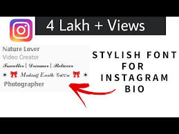 It's useful for generating instagram bio symbols to make your profile stand out and have a little bit of individuality. How To Write Bio On Instagram Or Facebook In Stylish Fonts Instagram Stylish Bio Fonts Youtube
