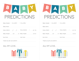 free baby shower printables that are actually fun