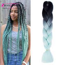 Aliexpress Com Buy 24 39 39 100g One Piece Two Tone Ombre Braiding Hair Black Kanekalon Brai Expression Braiding Hair Hair Styles Kanekalon Braiding Hair