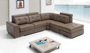 Contemporary Sectional Sleeper In Italian Leather Sectional Sleeper Sofa Sectional Sofas Living Room Contemporary Sectional
