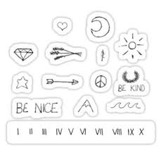 Multi Mini Sticker Pack Sticker By Ghost Becca In 2020 Beautiful Stickers Tumblr Stickers Print Stickers