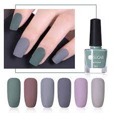 Matte polishes were a huge trend a couple of years back, and we're urging them to return to center stage. 6 Colors Ur Sugar 6ml Matte Nail Polish Nail Art Varnish Matte Series Nail Design Wish