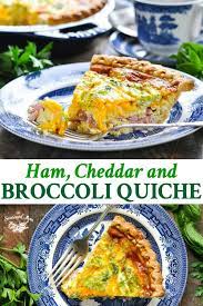 Ham Cheddar And Broccoli Quiche Recipe Broccoli Quiche Recipes Quiche Recipes Quiche Recipes Easy