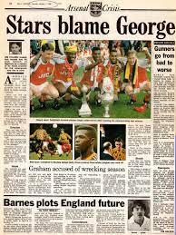 Arsenal face benfica with unchanged team from win over leeds. Arsenal Benfica 1991