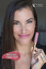 Winter Rose Satin LipSense: Cool Rose Pink Cream Lip Color with Pearlescent  Finish