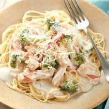 Chicken Capri Pasta Allrecipes Com It S A Keeper We Used Regular Cream Cheese And Added Italian Seasoning And Garlic We Also A Pasta Dishes Recipes Cooking
