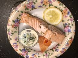 Lightly brush the flesh side of the salmon fillets with olive oil. Poached Salmon In Cucumber Sauce Kosher From Jerusalem