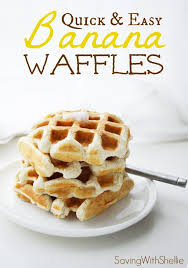 Quick Easy Banana Waffles Recipe Banana Waffles Recipes Waffle Recipes