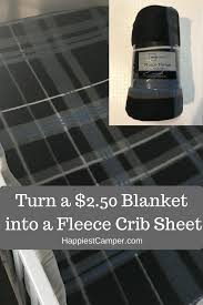With a 7 square cut out of the corner. How To Make Fleece Crib Sheets