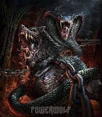 Powerwolf Kiss Of The Cobra King By Zsofia Dankovaillustration For Powerwolf S Old New Single Enjoy Heavy Metal Art Album Art Metal Posters Art