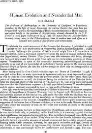 Human Evolution Neanderthal Man | Antiquity | Cambridge Core