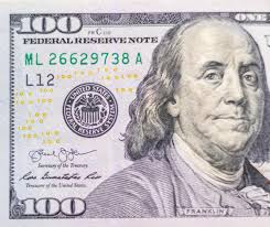 Close up shot of the 100 US dollars note bill. Finance 47429993 Stock Photo  at Vecteezy