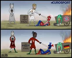 Football (soccer) cartoons messi, cristiano ronaldo, real madrid, barcelona, premier league manchester united, liverpool, chelsea, juventus, neymar omar momani cartoons: Cartoon Griezmann S Unfortunate Battle