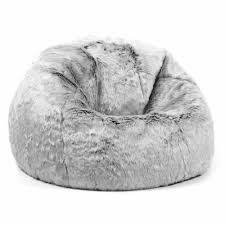 Bean bags for indoor and outdoor use. Buy Comfy Faux Fur Bean Bag Grey Online Shop Home And Garden On Carrefour Uae