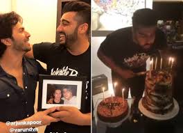 Fans of bollywood star varun dhawan are wishing him on his 34th birthday on social media. Varun Dhawan Arjun Kapoor Strike A Pose Arjun Dances On Sonam Kapoor S Taarefan At His 33rd Birthday Bash Bollywood News Bollywood Hungama