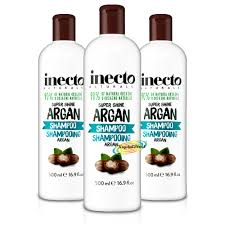 Hair and skincare products that are naturally fabulous for you, smell outrageously good and simply make you feel great! 3x Inecto Naturals Super Shine Argan Shampoo 500ml