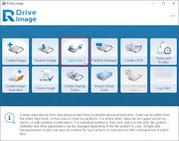 интерфейс R-Drive Image при настройке параметров образа