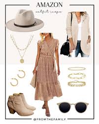 Amazon Outfit  Neutral Dress for Summer to Fall
