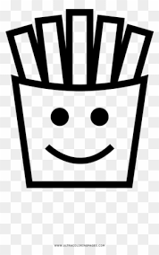 Kawaii coloring pages collection in excellent quality for kids and adults. French Fries Coloring Page Desenho De Batatas Fritas Free Transparent Png Clipart Images Download