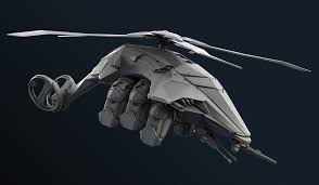 Sci Fi Helicopter 3d Model Helicopter Sci Fi Models 3d Model