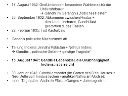 From the numerous speeches and writings of mk gandhi it is clear that he wished for sikhs to renounce the parts of their religion and culture that. Gandhi Und Jinnah Der Weg Zur Unabhangigkeit Indiens Ppt Video Online Herunterladen