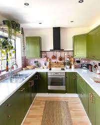 It is a crisp and bright color that will help you to start. The Top 100 Best Kitchen Paint Colors Interior Home And Design Beige Kitchen Colorful Kitchen Decor Green Kitchen Walls