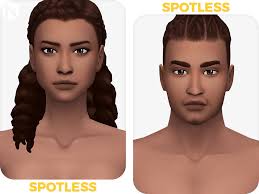 La superposición es muy realista y se asemeja al hermoso tono de piel . Spotless A Sims 4 Cc Skinblend