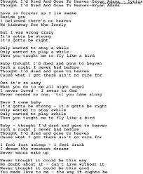 Iggy azalea feat.rita ora lyrics provided by songlyrics.com. Thought I D Died And Gone To Heaven Bryan Adams Lyrics Google Search Thoughts Lyrics Believe In You