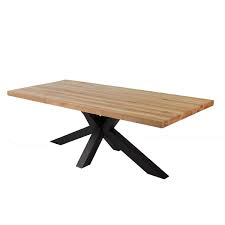 Der tisch ist der hingucker! Esstisch Star 220x100 Cm In Eiche Massiv Metall Mobel Ideal
