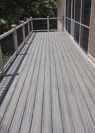 Which is the perfect fit for your deck? New Trex Transcend Deck Island Mist Color Decking Gravel Path Color Rail And Posts Photo Bill Mcclung Photos At Pbase Com