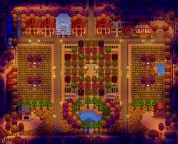 With many more trees and green areas, this is the perfect setup for many different industries in the game. After Lurking For Years This Sub Inspired Me To Finally Create An Account So I Could Share My Endgame Farm Fall Year 7 I Replanted The Orchard So Many Times Stardewvalley