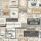 Nostalgie Enamel Signs 32.81' L x 20 87" W Wall paper