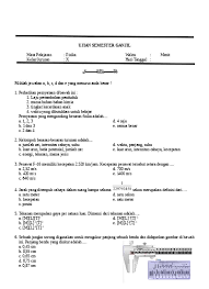 Soal pts biologi kelas 10 semester 1. Latihan Soal Uts Fisika Sma Kelas X Semester 1 2