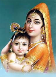 Mother And Child Yashoda And Krishna