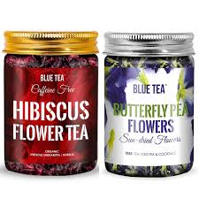 Take the hibiscus flower and leaves and grind to a very smooth paste. Blue Tea Butterfly Pea Flower Certified Organic Egyptian Hibiscus Flower Herbal Tea Combo Pack Caffeine Free Herbal Tea 150g 200 Cups Amazon In Grocery Gourmet Foods