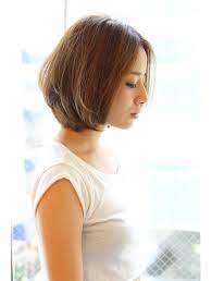 レウナ 外苑前 reuna ３０代 ４０代 ５０代 丸みが綺麗なミデイアムボブ 髪型 ボブ ボブ ひし形 ヘアスタイル