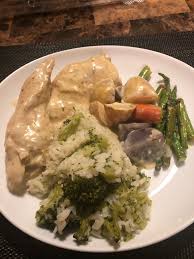 Add cream cheese on top of the chicken. Crock Pot Ranch Cream Cheese Chicken