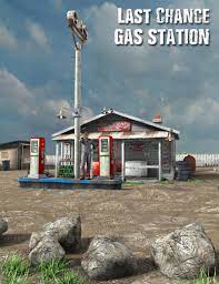 Last Chance Gas Station | Daz 3D