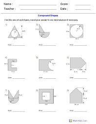 Area Of Compound Shapes Worksheet In 2020 Geometry Worksheets Shapes Worksheets Area And Perimeter Worksheets