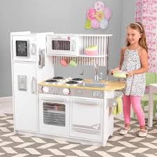 Kidkraft Uptown White Children Pretend Play Kids Wooden Kitchen 53335 Walmart Com Kids Wooden Kitchen Kids Wooden Toys Wooden Kitchen