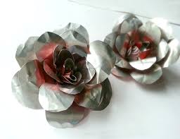 They are 2.7ounces in weight so they aren't your typical car emblems Diy Recycled Metal Flower How To Make A Recycled Model Home Diy On Cut Out Keep
