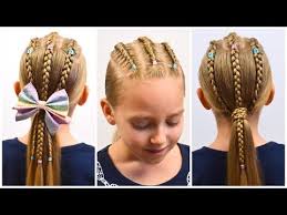 Braids are never out of style, and girls can flaunt their best looks with braids. 10 Easy Heatless Braided Back To School Hairstyles Little Girls Hairstyles 27 Lgh Youtube